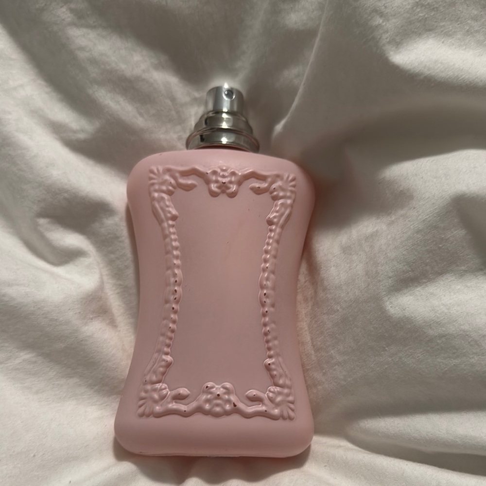 Pink and Silver Victorian-Style Moisturizer